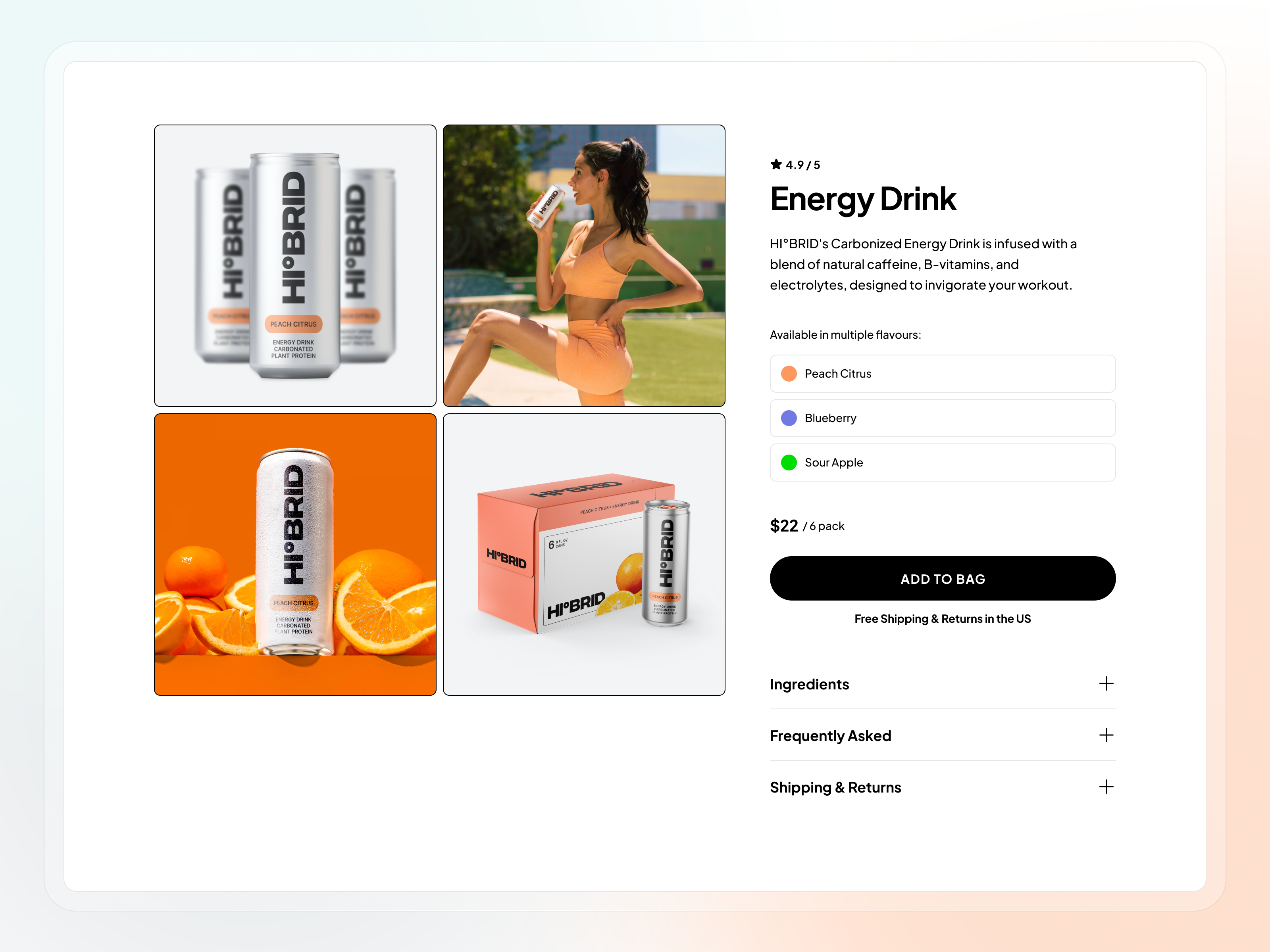HiBrid: Supplements Shopify Template secondary image