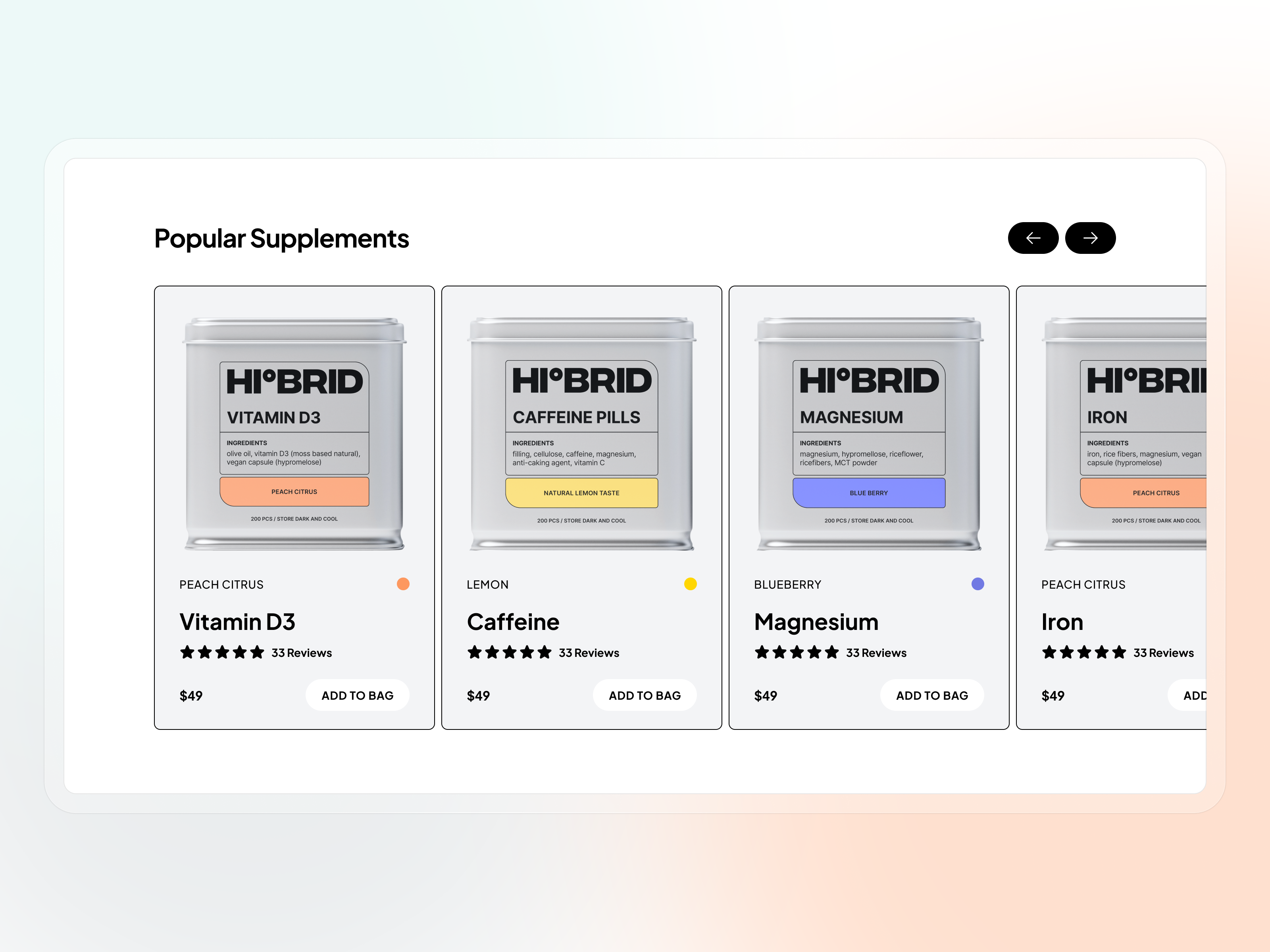 HiBrid: Supplements Shopify Template image 3