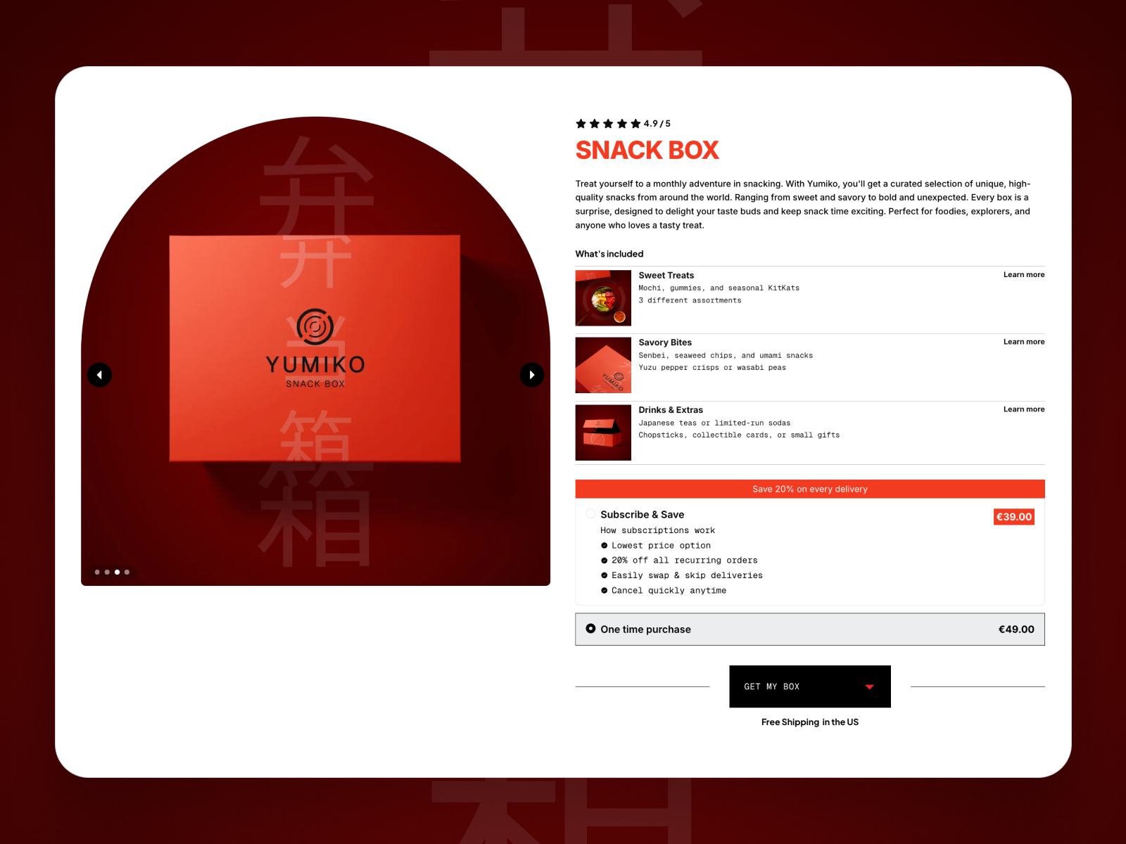 Subscription Product Shopify Template secondary image