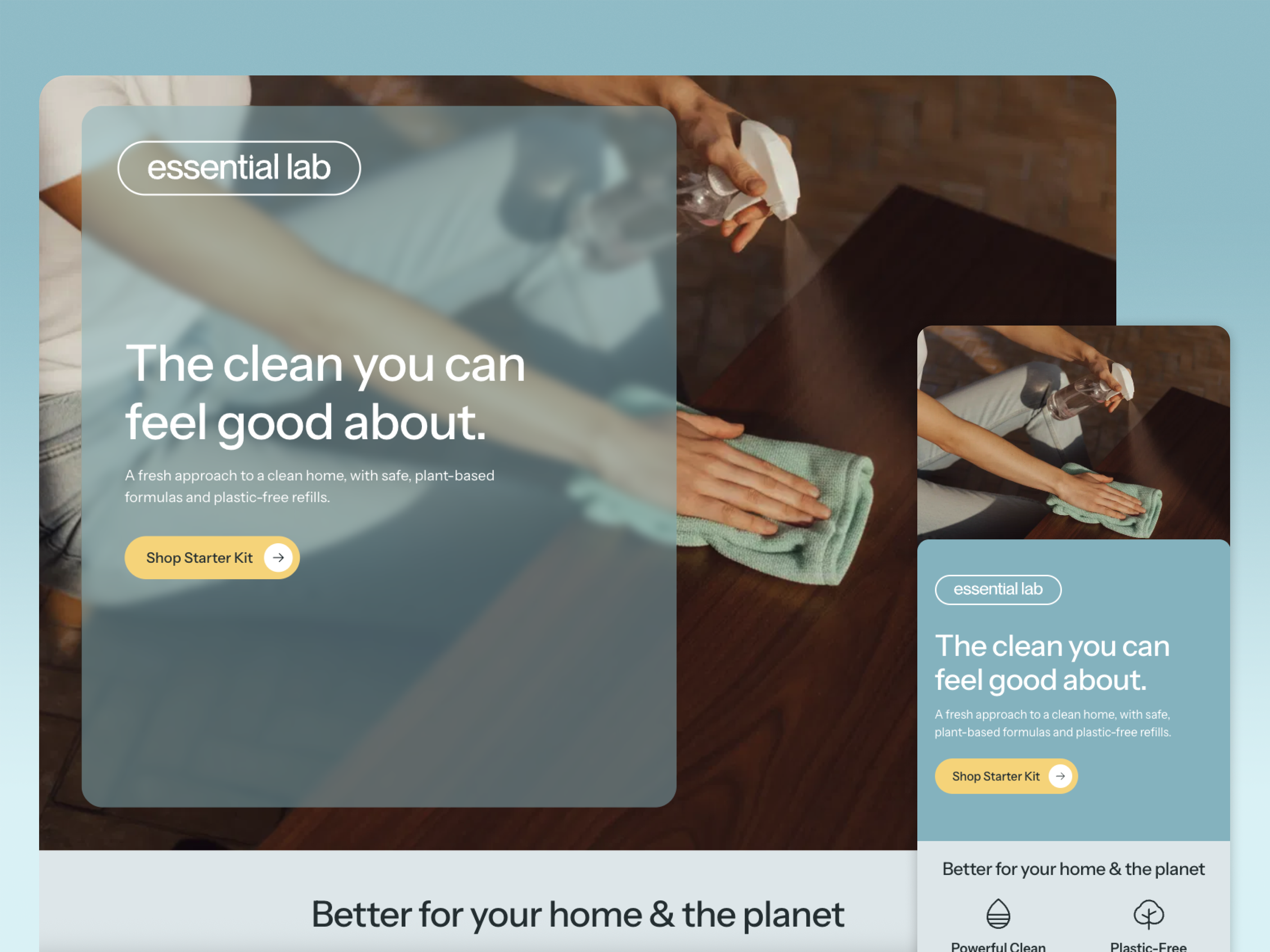 Essential Lab: Home Care Shopify Template image 2