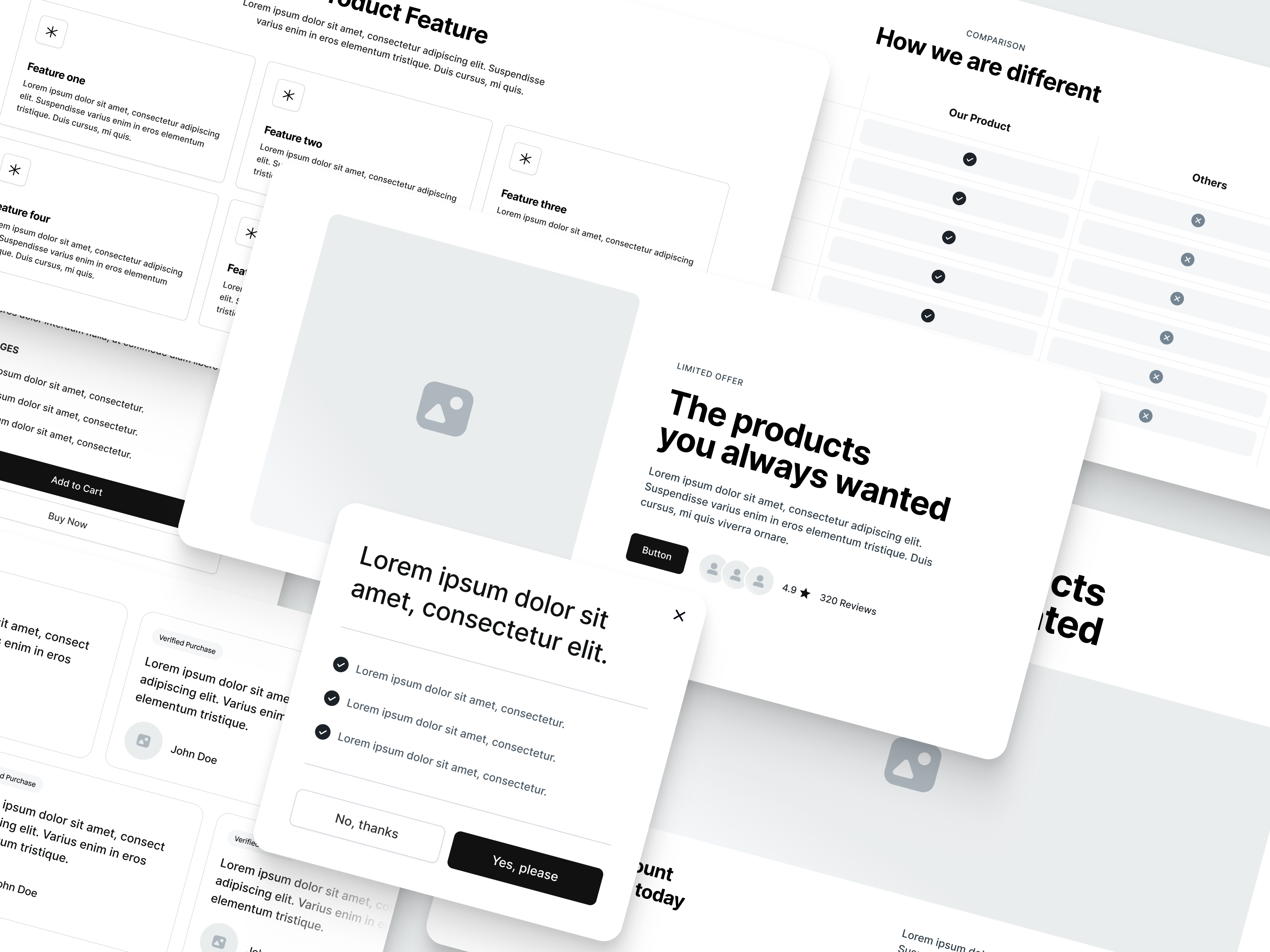 Wireframes Store Template image 2